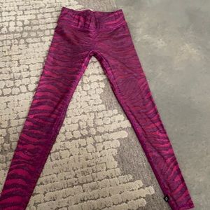 Pink Zebra Print Teresa Leggings